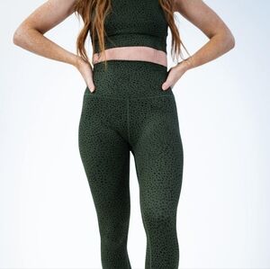 Ginger Chick Fit Leggings, Green, Medium